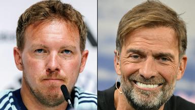 Ex-Bundestrainer Julian Nagelsmann und Jürgen Klopp
