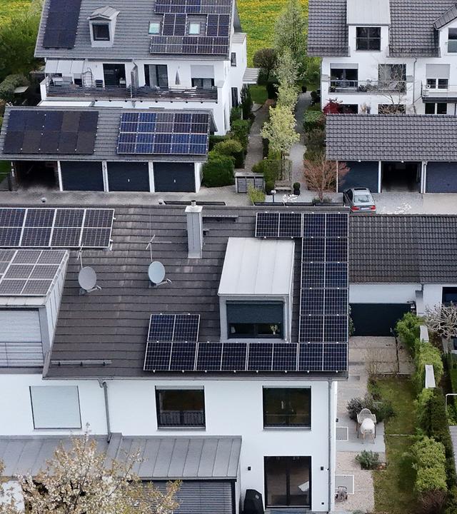 ehobene Wohngegend im Osten von Muenchen.