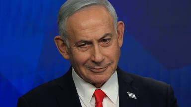 Der israelische Ministerpräsident Benjamin Netanjahu hält nach dem Abschluss eines Abkommens zwischen den USA und dem Iran in Jerusalem eine Pressekonferenz ab