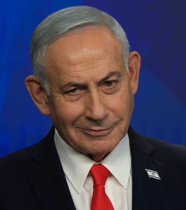 Der israelische Ministerpräsident Benjamin Netanjahu hält nach dem Abschluss eines Abkommens zwischen den USA und dem Iran in Jerusalem eine Pressekonferenz ab
