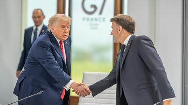 US-Präsident Donald Trump und Frankreichs Präsident Emmanuel Macron