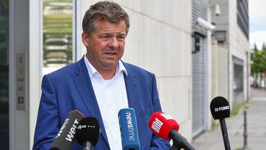 Sven Schulze bei einem Pressestatement vor der CDU-Präsidiumssitzung