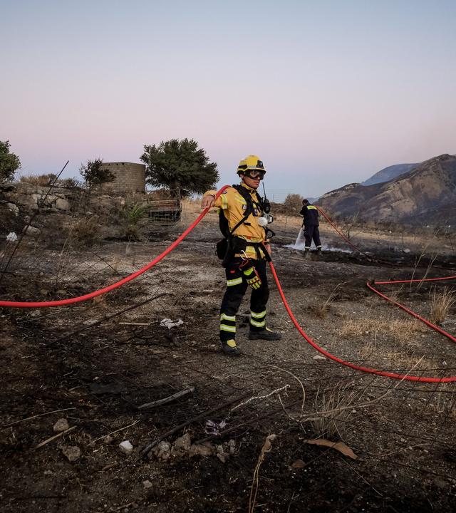 Waldbrände auf Kreta