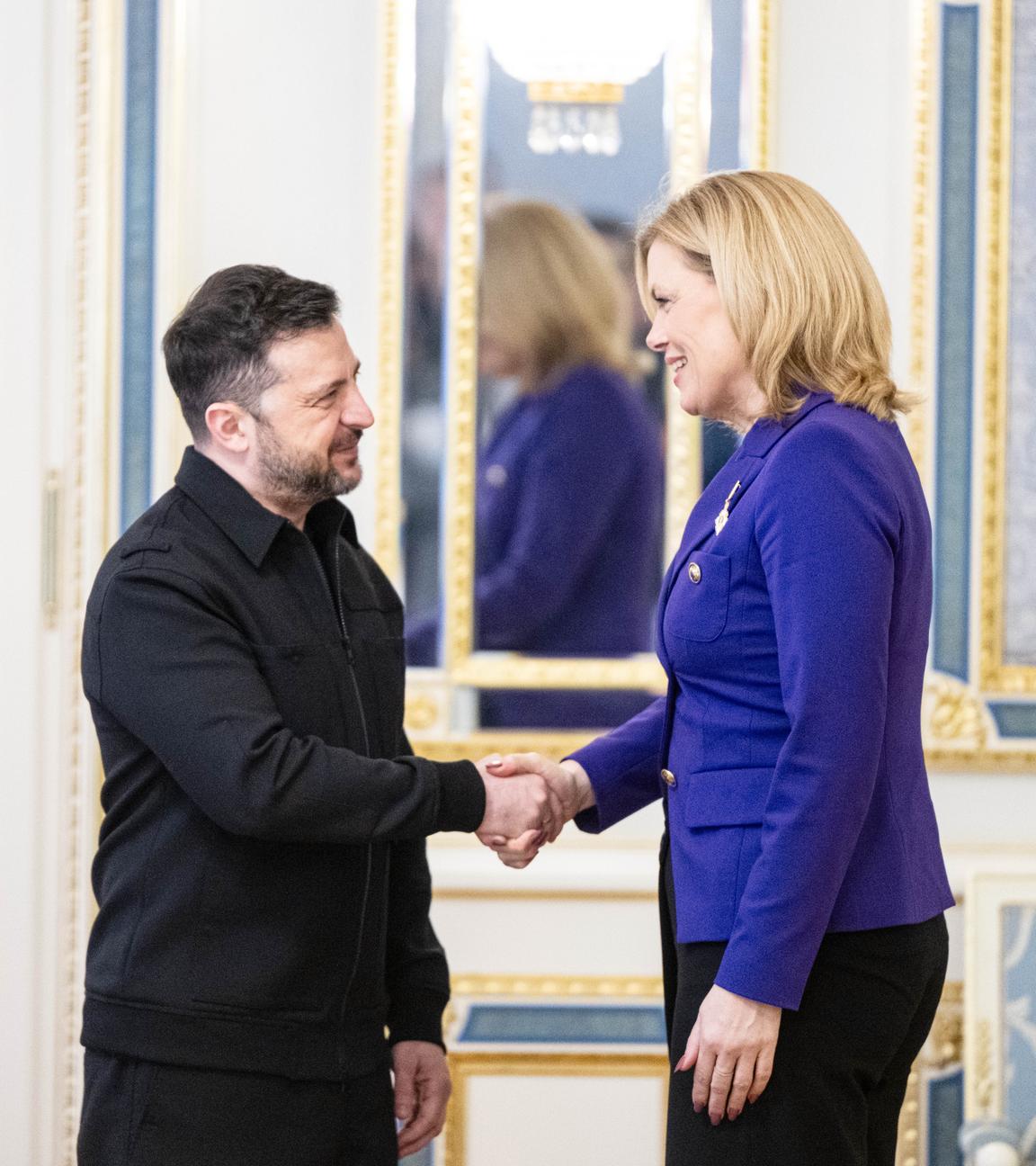 Bundestagstagspräsidentin Klöckner in der Ukraine