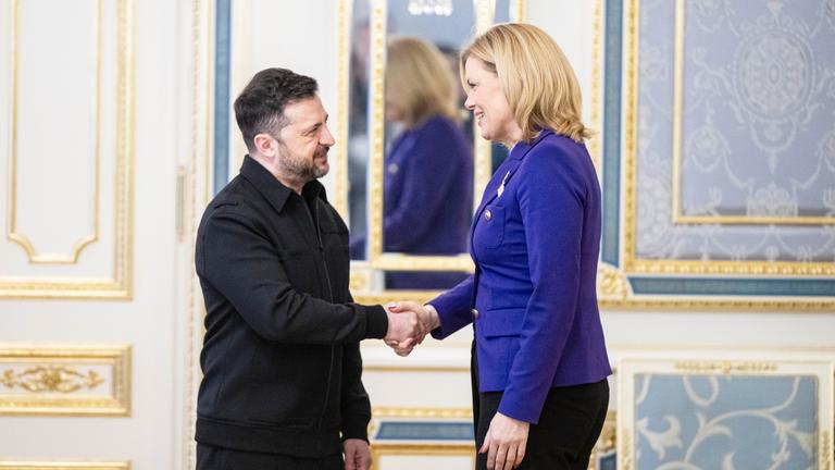 Bundestagstagspräsidentin Klöckner in der Ukraine