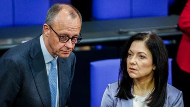 Bundeskanzler Friedrich Merz (CDU) und Katherina Reiche (CDU), Bundesministerin für Wirtschaft und Energie