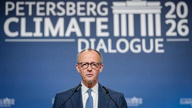 Friedrich Merz beim Petersberger Klimadialog
