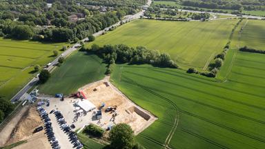 Spatenstich für den Weiterbau der A20 an der B206
