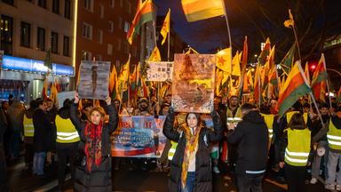 Solidaritätsdemo für Kurden in Syrien