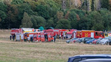 Großeinsatz bei Waldbrand bei Bad Schwalbach
