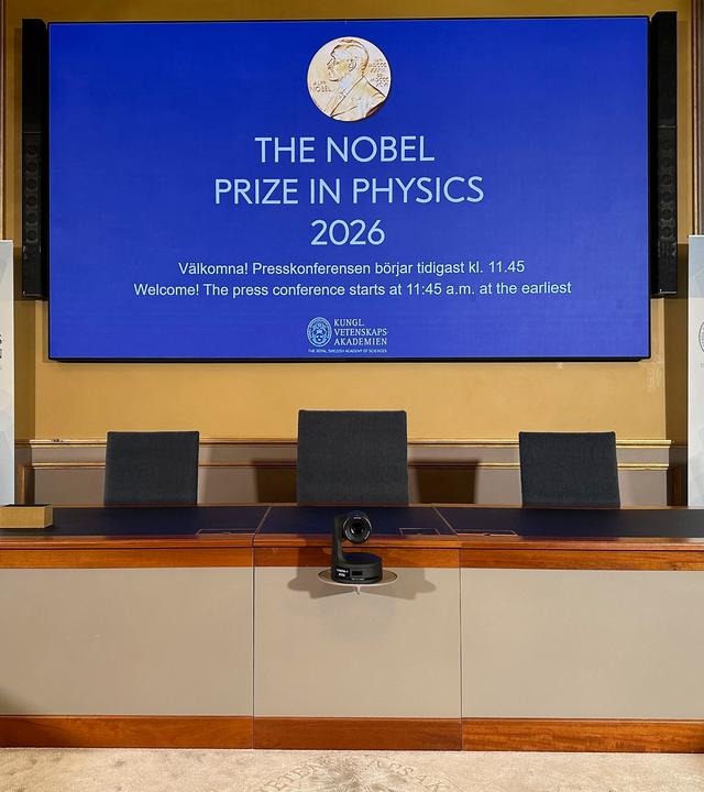 Bekanntgabe Nobelpreis für Physik