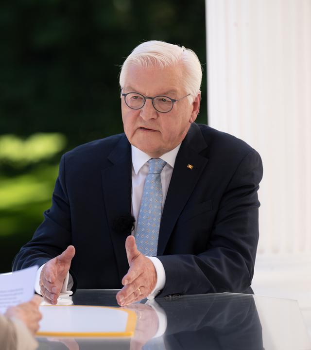 ZDF-Sommerinterview mit Bundespräsident Steinmeier