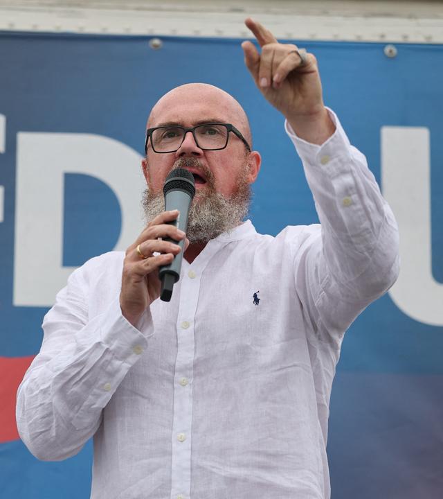 Hans-Thomas Tillschneider, Kandidat der AfD für die Landtagswahl