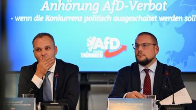 Anhörung zu einem Parteiverbotsverfahren gegen die AfD