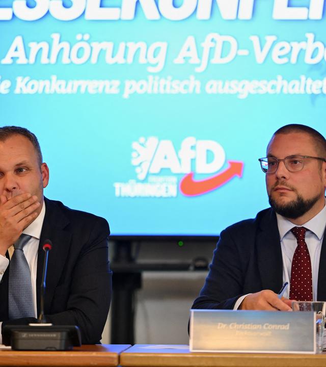 Anhörung zu einem Parteiverbotsverfahren gegen die AfD