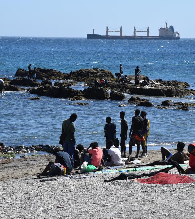 Flüchtlingssituation in Ceuta