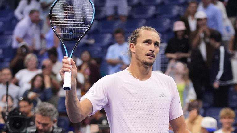 Alexander Zverev bei den US Open