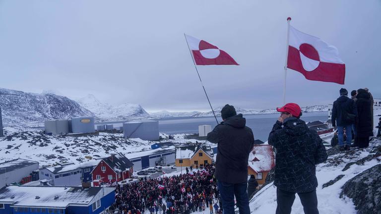 Grönland-Konflikt - Proteste in Grönland