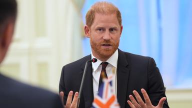 USA, Washington: Der britische Prinz Harry, Herzog von Sussex, spricht am Mittwoch, dem 19. August 2026, in Washington bei einem Rundtischgespräch über die Unterstützung von Veteranen.