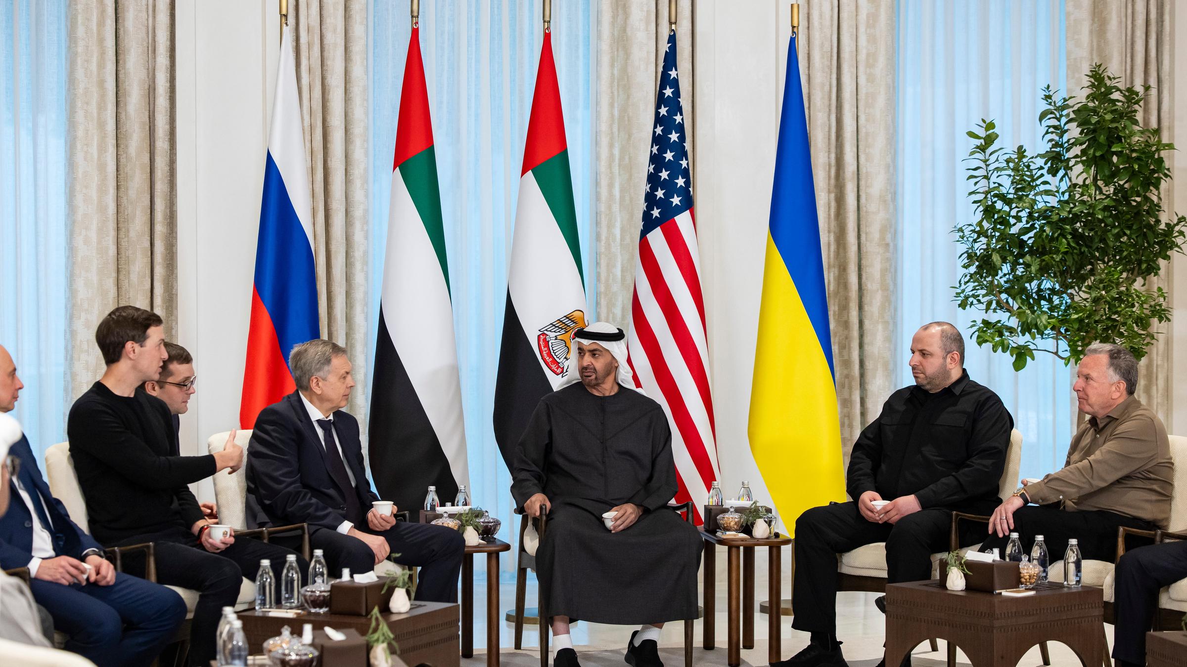 UAE president meets US, Russian and Ukrainian delegations in Abu Dhabi