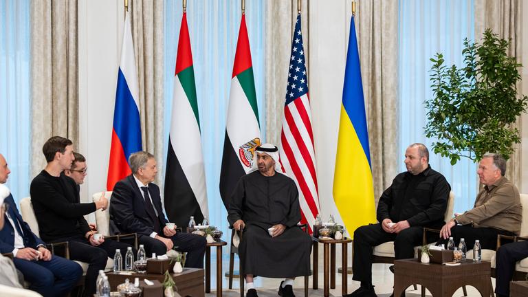 UAE president meets US, Russian and Ukrainian delegations in Abu Dhabi