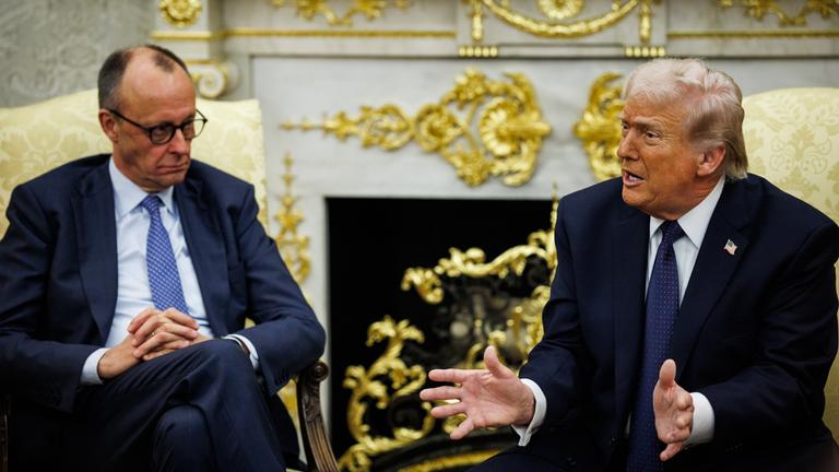 Merz trifft Trump im weißen Haus