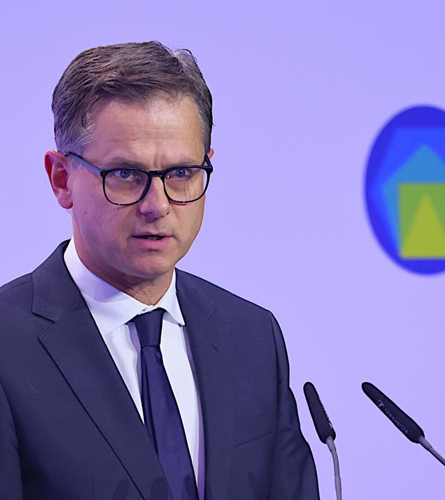 German Health Minister Carsten Linnemann delivers a speech during the World Health Summit in Berlin, Germany, 11 October 2026. The World Health Summit, running from 11 to 13 October, is an international conference that brings together policymakers, scientists, healthcare professionals and representatives of international organisations to address global health challenges and advance solutions for more equitable and sustainable healthcare worldwide.