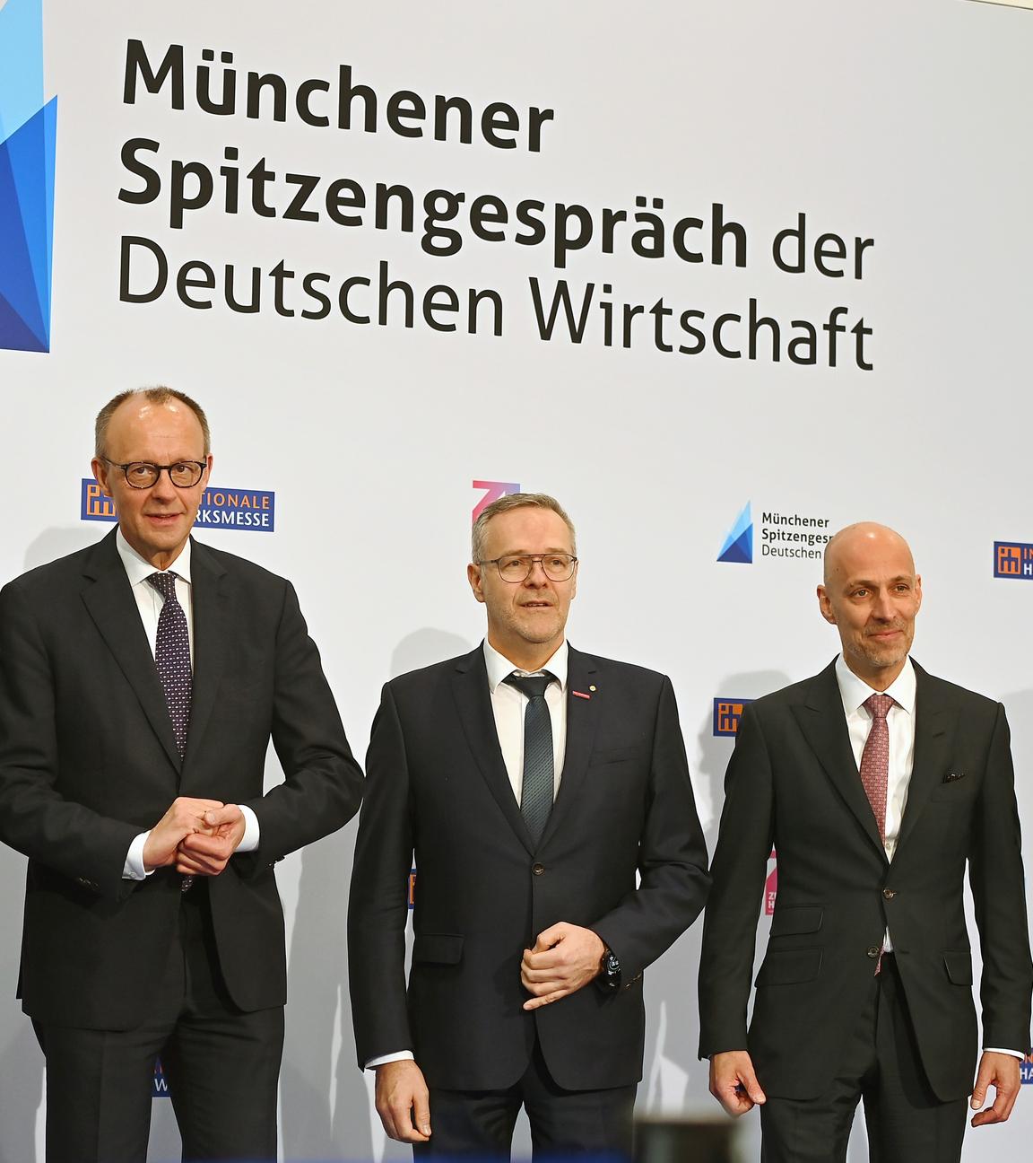Spitzengespraech der Deutschen Wirtschaft / Internationale Handwerksmesse IHM 2026 in Muenchen