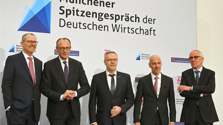 Spitzengespraech der Deutschen Wirtschaft / Internationale Handwerksmesse IHM 2026 in Muenchen