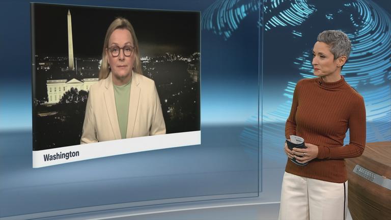 ZDF-Korrespondentin Claudia Bates berichtet