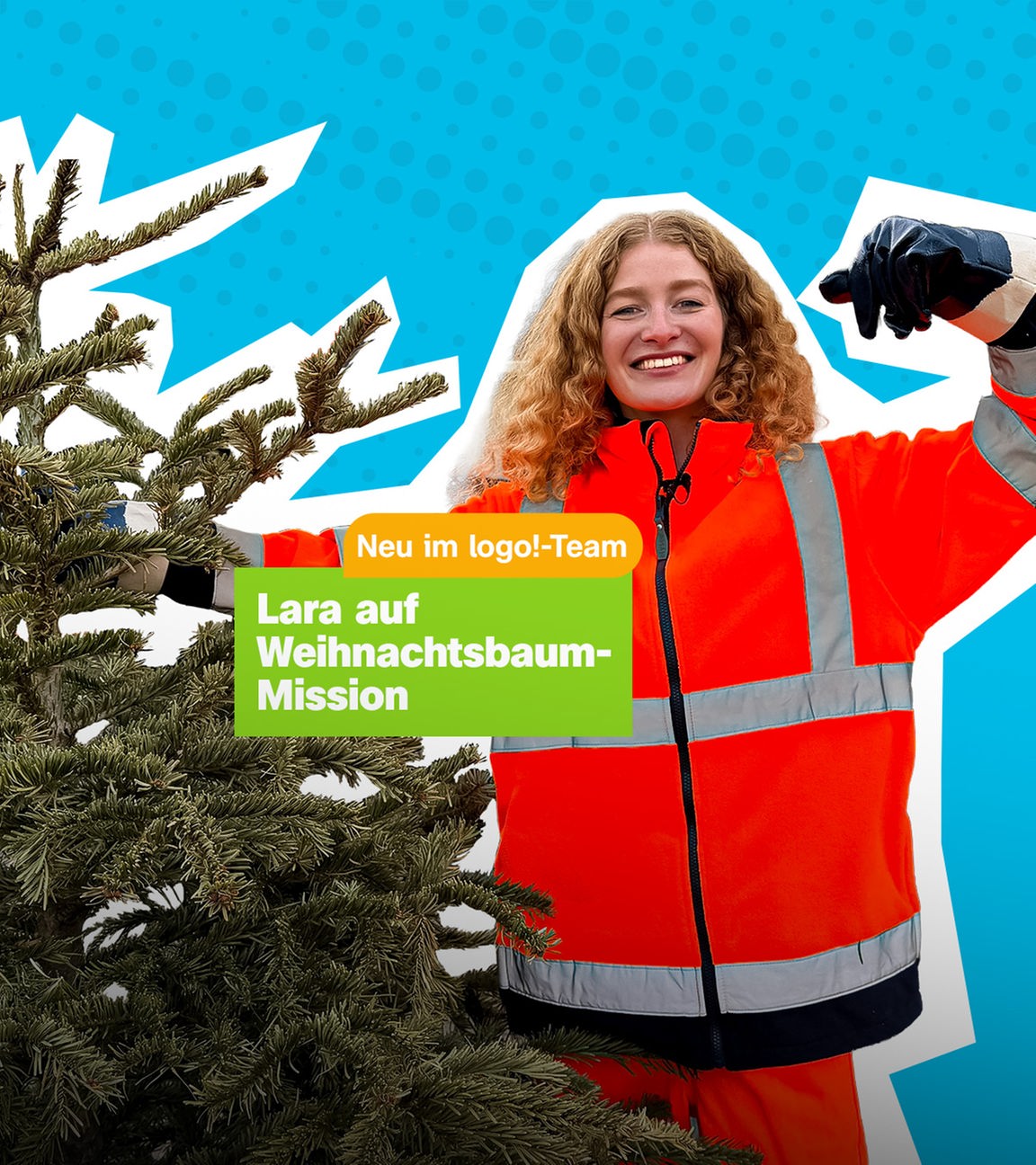 Lara auf Weihnachtsbaum-Mission