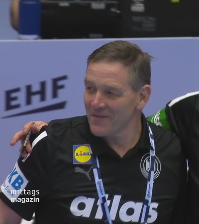 DHB-Trainergespann mit Gislason