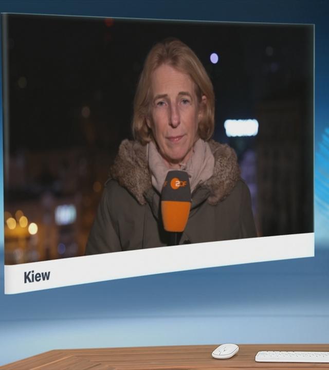 Christian Sievers spricht mit der  ZDF-Sonderkorrespondentin Katrin Eigendorf in Kiew.