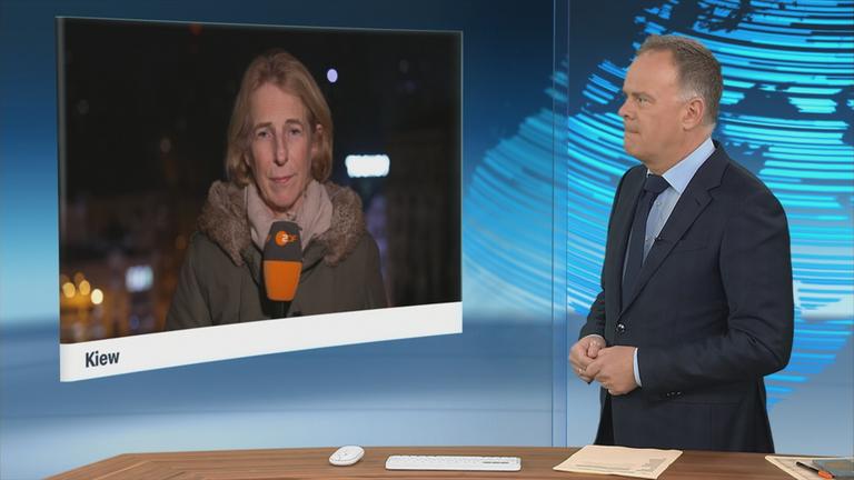 Christian Sievers spricht mit der  ZDF-Sonderkorrespondentin Katrin Eigendorf in Kiew.