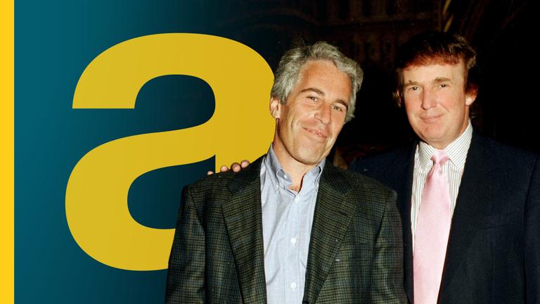 Donald Trump und Jeffrey Epstein 1997 in Mar-a-Lago.