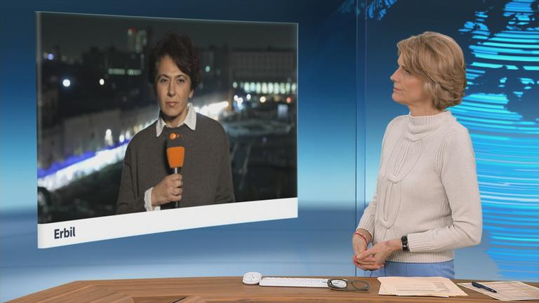 Schaltgespräch Marietta Slomka mit Golineh Atai