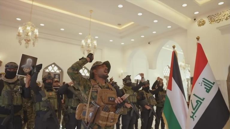 Kurden in der Exil-Region im Irak