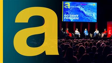Panel bei der Podiumsdiskussion zur auslandsjournal-Doku "SO GEHT FRIEDEN!"