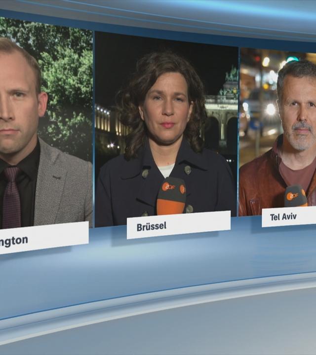 Schaltgespräch mit ZDF-Korrespondenten David Sauer, Isabelle Schaefers und Thomas Reichart