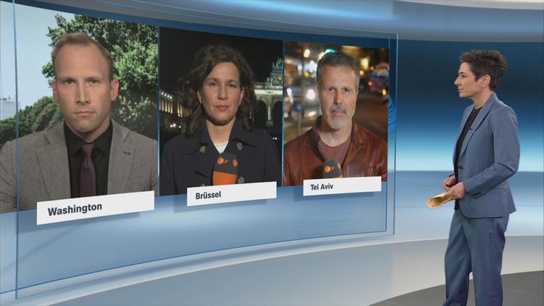 Schaltgespräch mit ZDF-Korrespondenten David Sauer, Isabelle Schaefers und Thomas Reichart