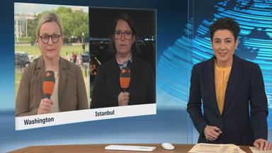 Schaltgespräch Hayali, Gaa und Bates am 17.4.26