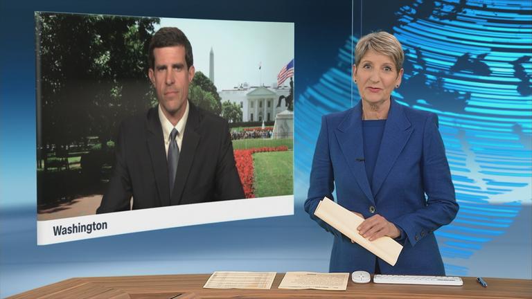 Ein Schaltgespräch im heute journal mit Benjamin Daniel aus Washington 