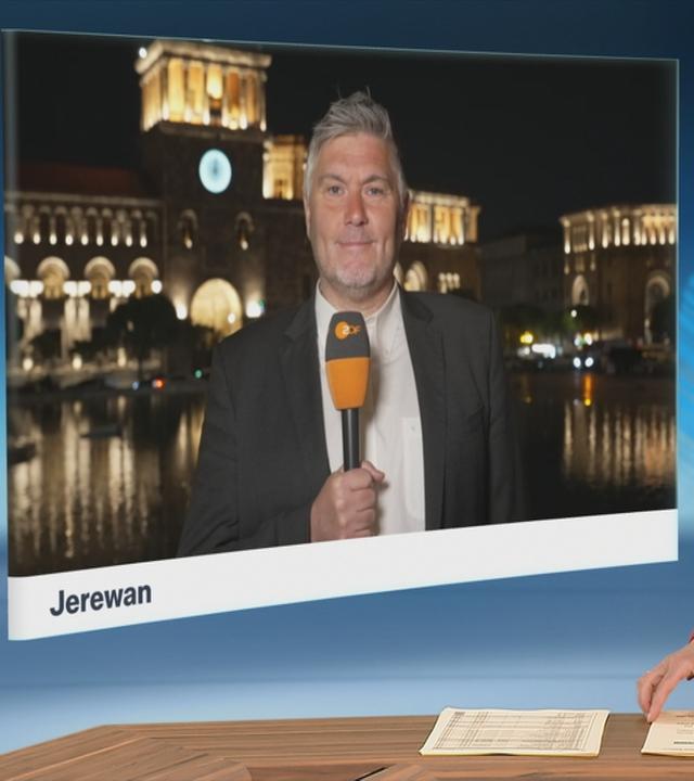 SGS Anne Gellinek mit Andreas Stamm, ZDF-Korrespondent
