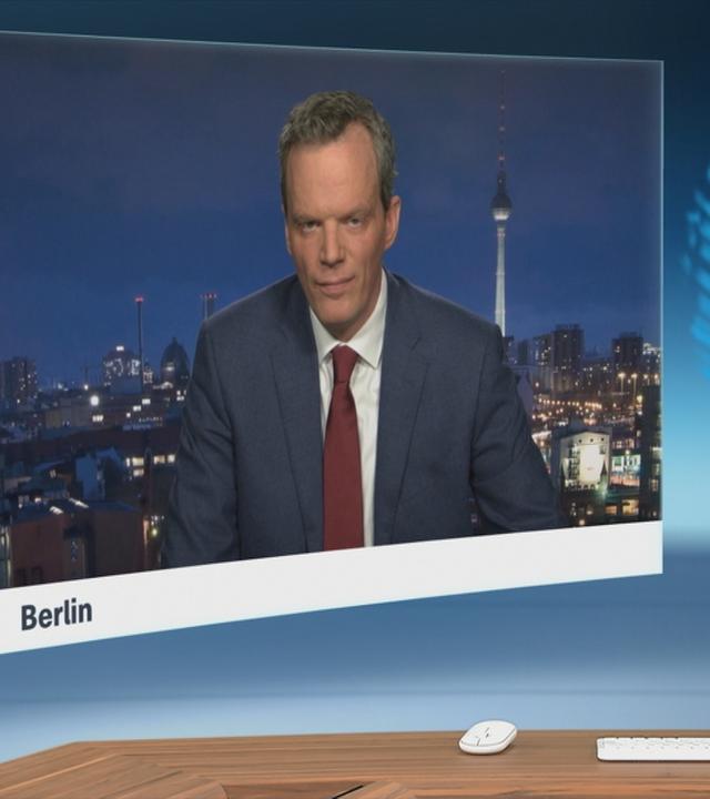 Schaltgespräch zwischen der Moderatorin Marietta Slomka und dem Wirtschaftsexperte Florian Neuhann