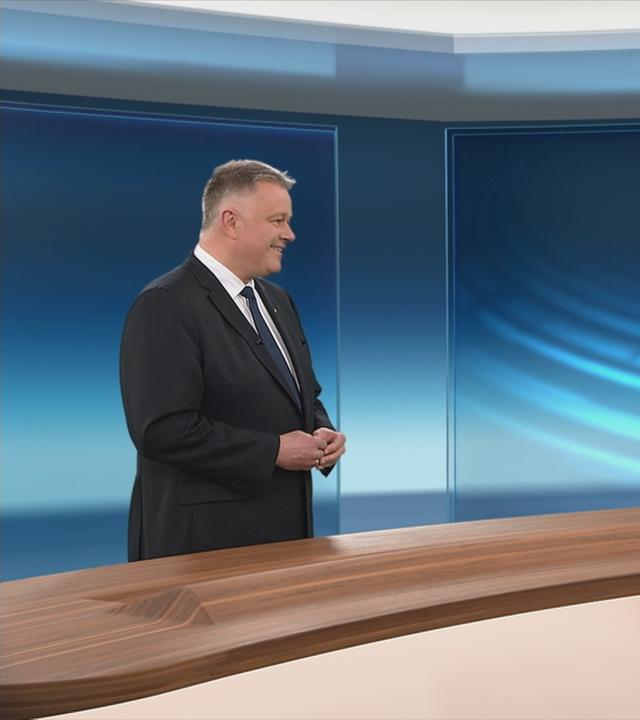 Gordon Schnieder, der neue Ministerpräsident von Rheinland-Pfalz im Studiogespräch mit Anne Gellinek.