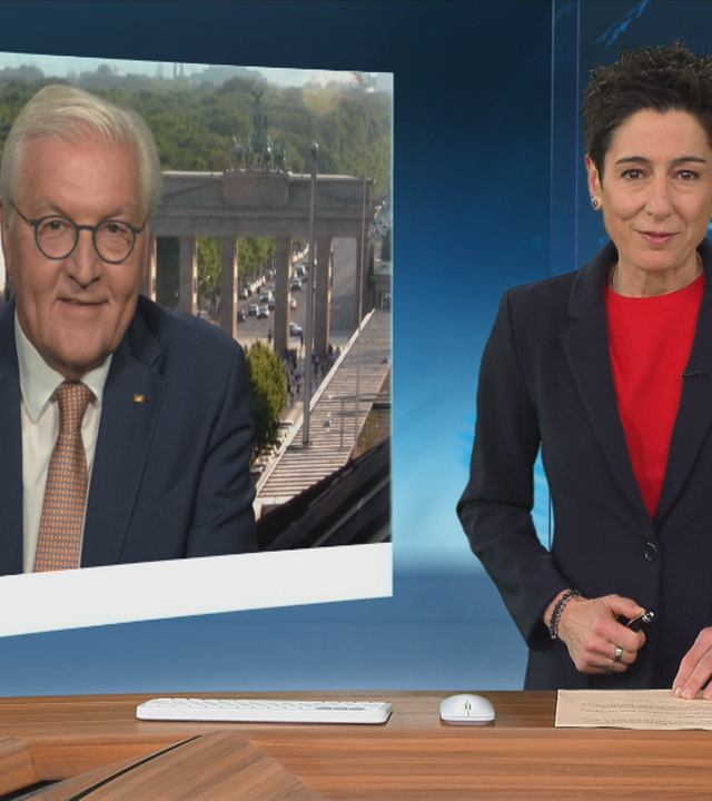 Bundespräsident Steinmeier im Gespräch mit Dunja Hayali