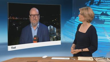 Schaltgespräch zwischen Ulf Röller und Marietta Slomka