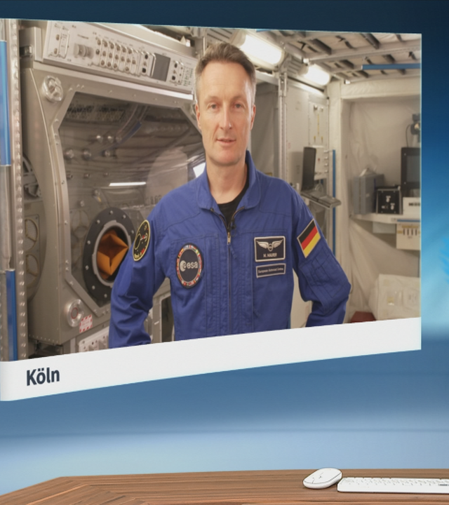 Schaltgespräch mit Astronaut Matthias Maurer