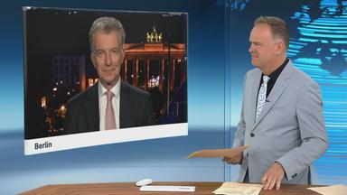 Schaltgespräch zwischen dem Moderator Christian Sievers und Ex-UN-Botschafter Heusgen 
