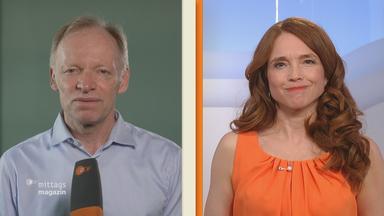 Clemens Fuest im Gespräch mit ZDF-Mima-Moderatorin Mirjam Meinhardt
